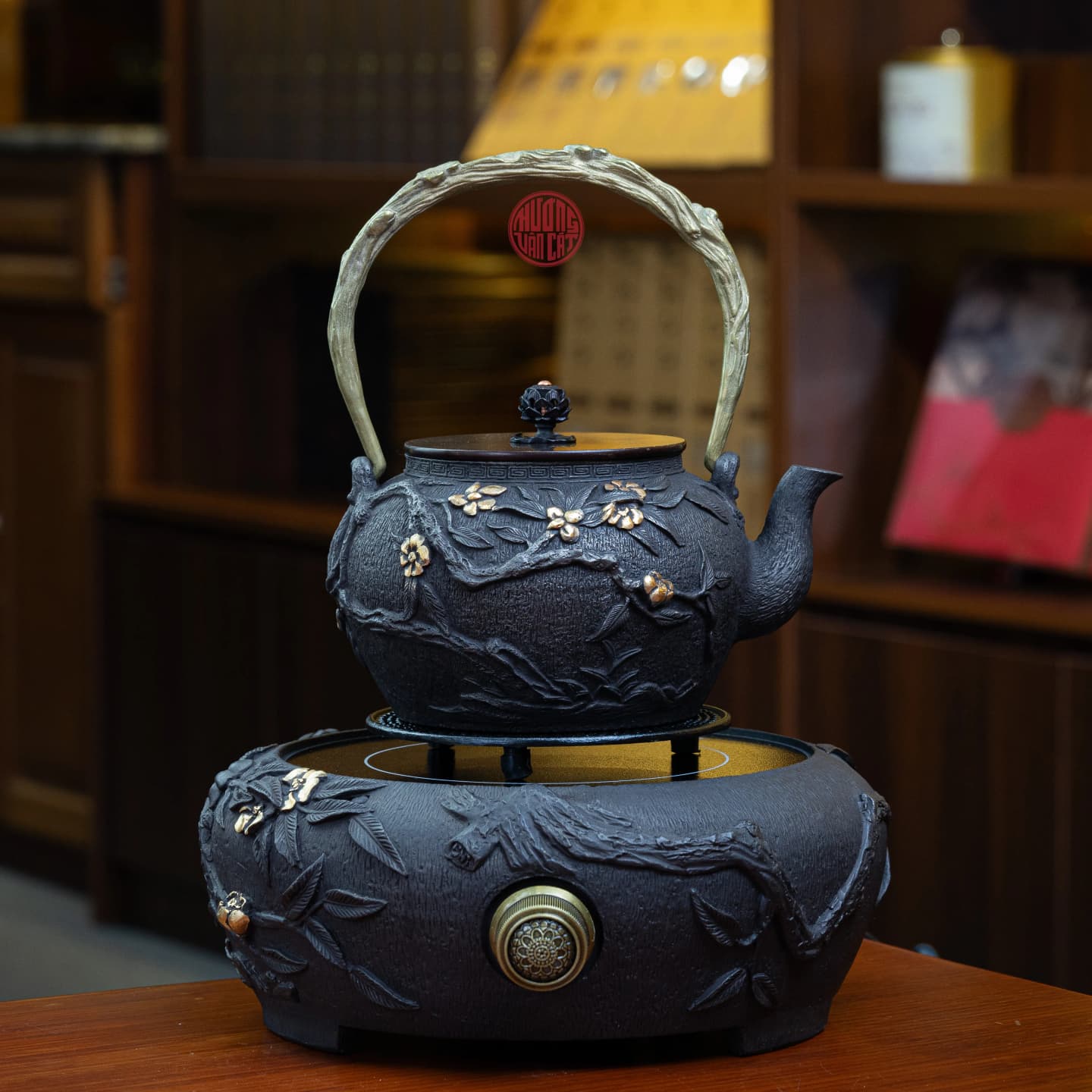 Ấm Gang- Bếp Điện