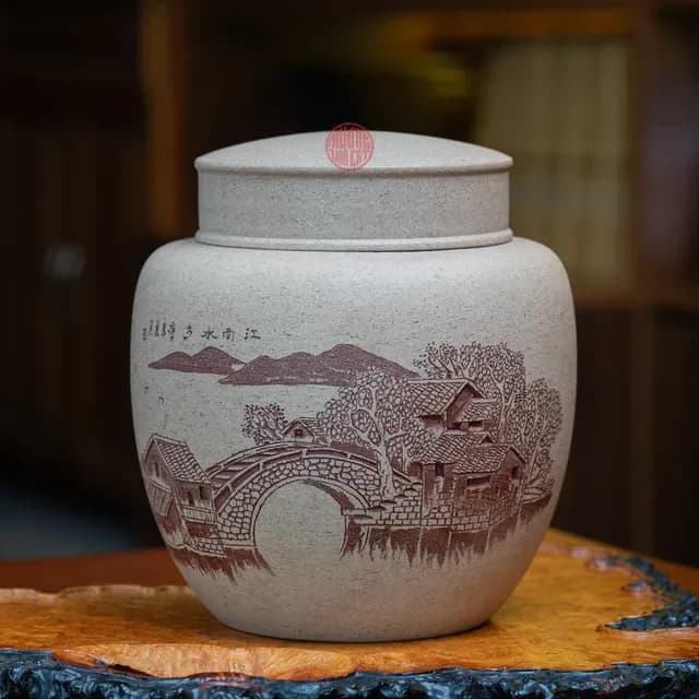 HŨ TRÀ TỬ SA THANH ĐOẠN CAO CẤP ( 350 GRAM TRÀ ) 