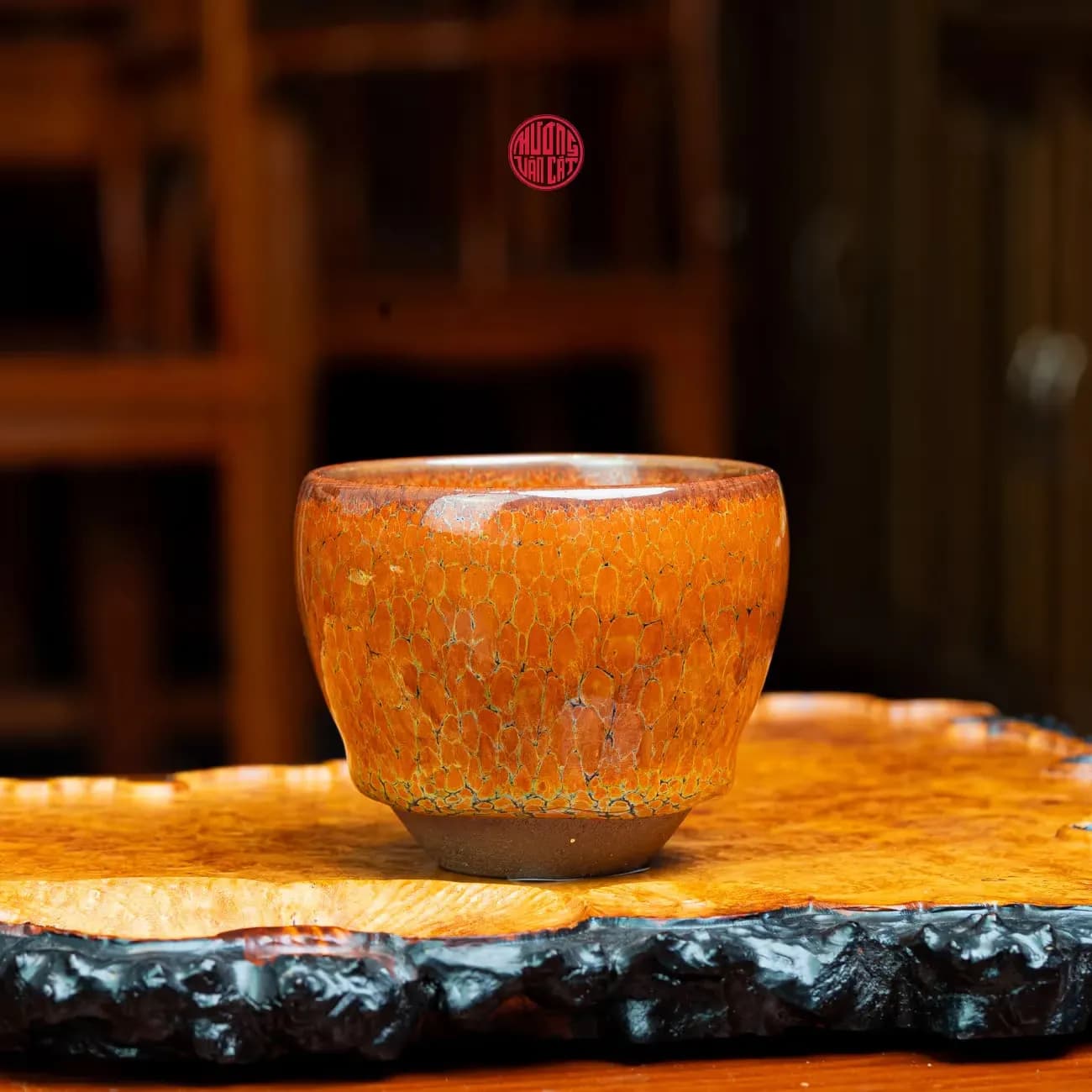 CHÉN TRÀ THIÊN MỤC DU TRÍCH HỎA NOÃN