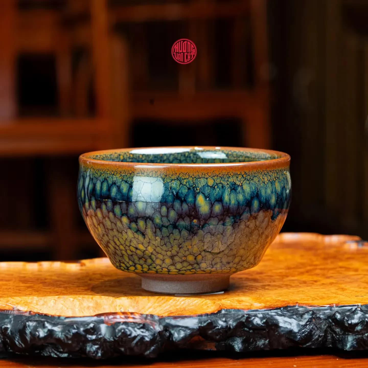 CHÉN TRÀ THIÊN MỤC THANH VŨ KHỔNG TƯỚC