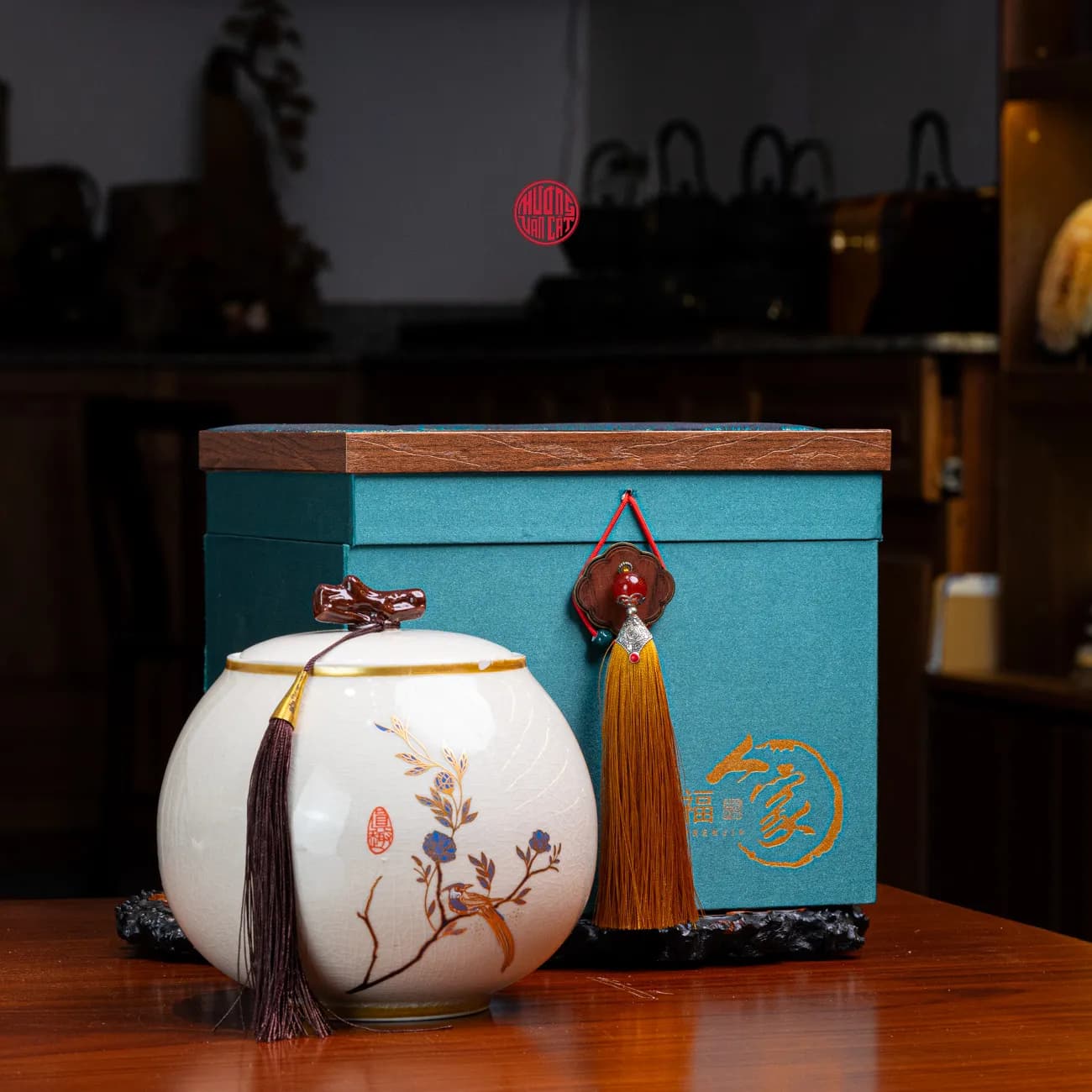 HUYỀN TRÀ KIM HOA AN HÓA LÊN MEN TỰ NHIÊN (400Gram)