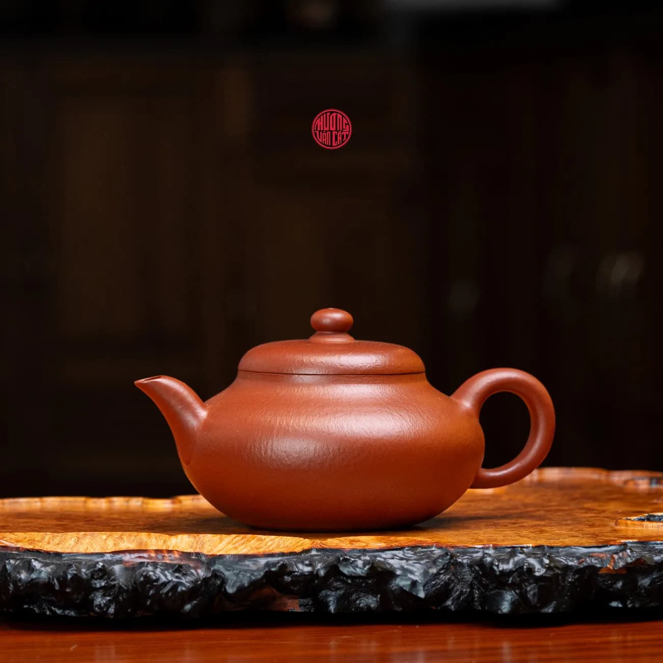 ẤM TRÀ TỬ SA NGUYÊN KHOÁNG DÁNG LÊ HỒ (KHOÁNG LÃO)