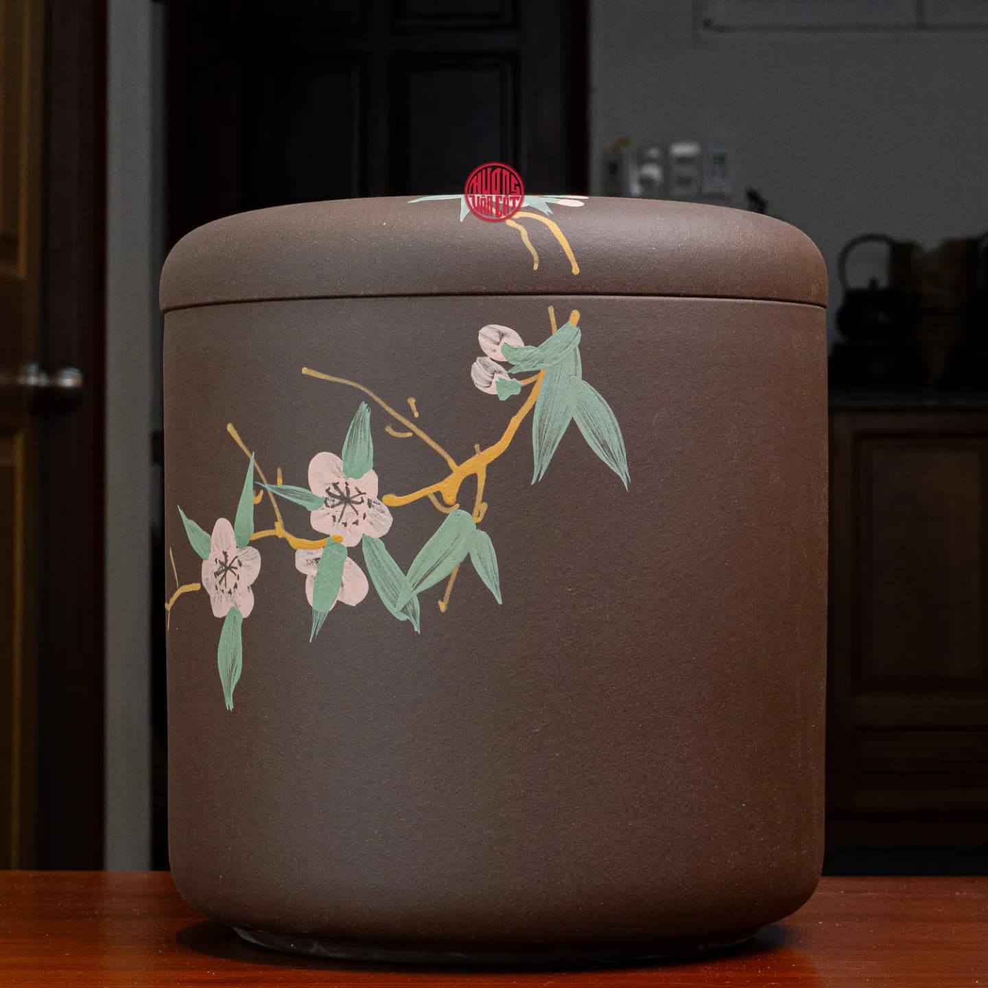 HŨ TRÀ TỬ SA CAO CẤP CHỨA TRÀ PHỔ NHĨ ( Chứa 7 bánh trà ) thumbnail 3