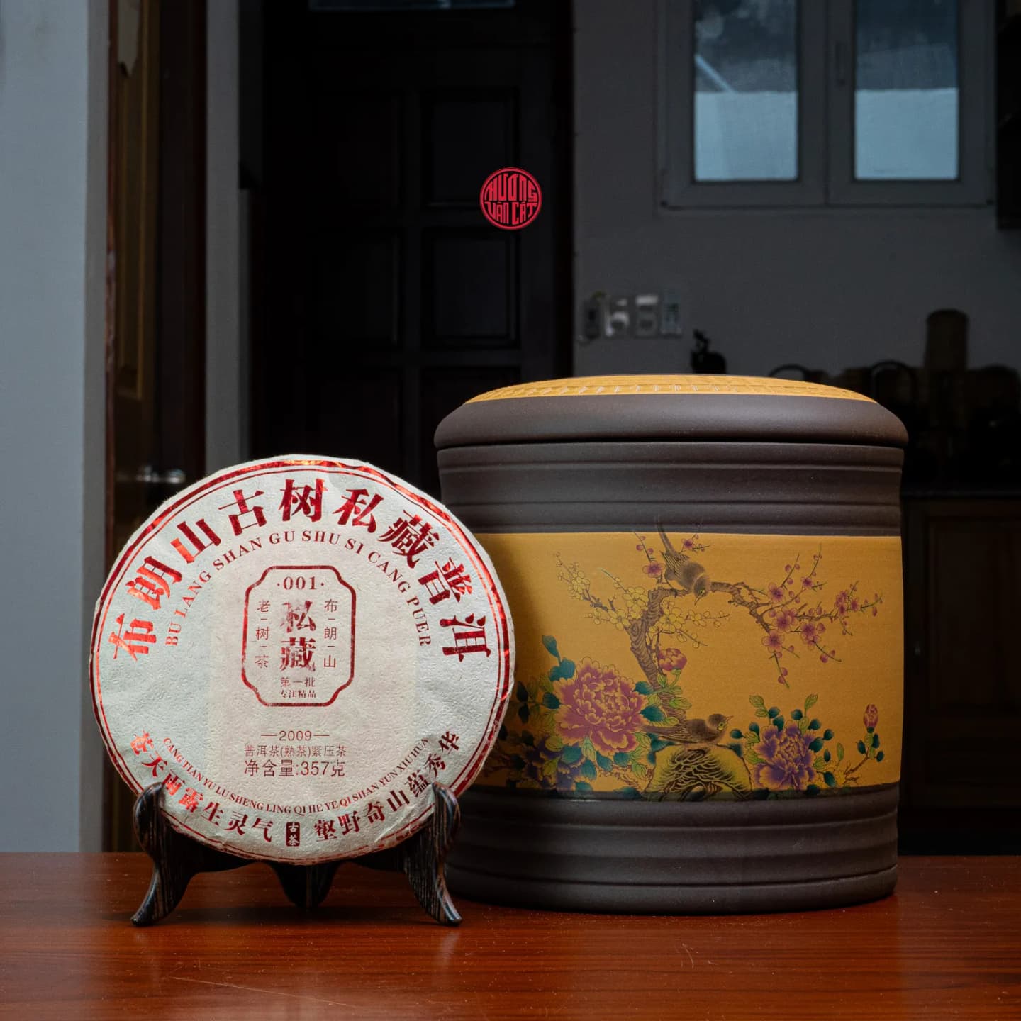 HŨ TRÀ TỬ SA CAO CẤP CHỨA TRÀ PHỔ NHĨ ( Chứa 7 bánh trà )