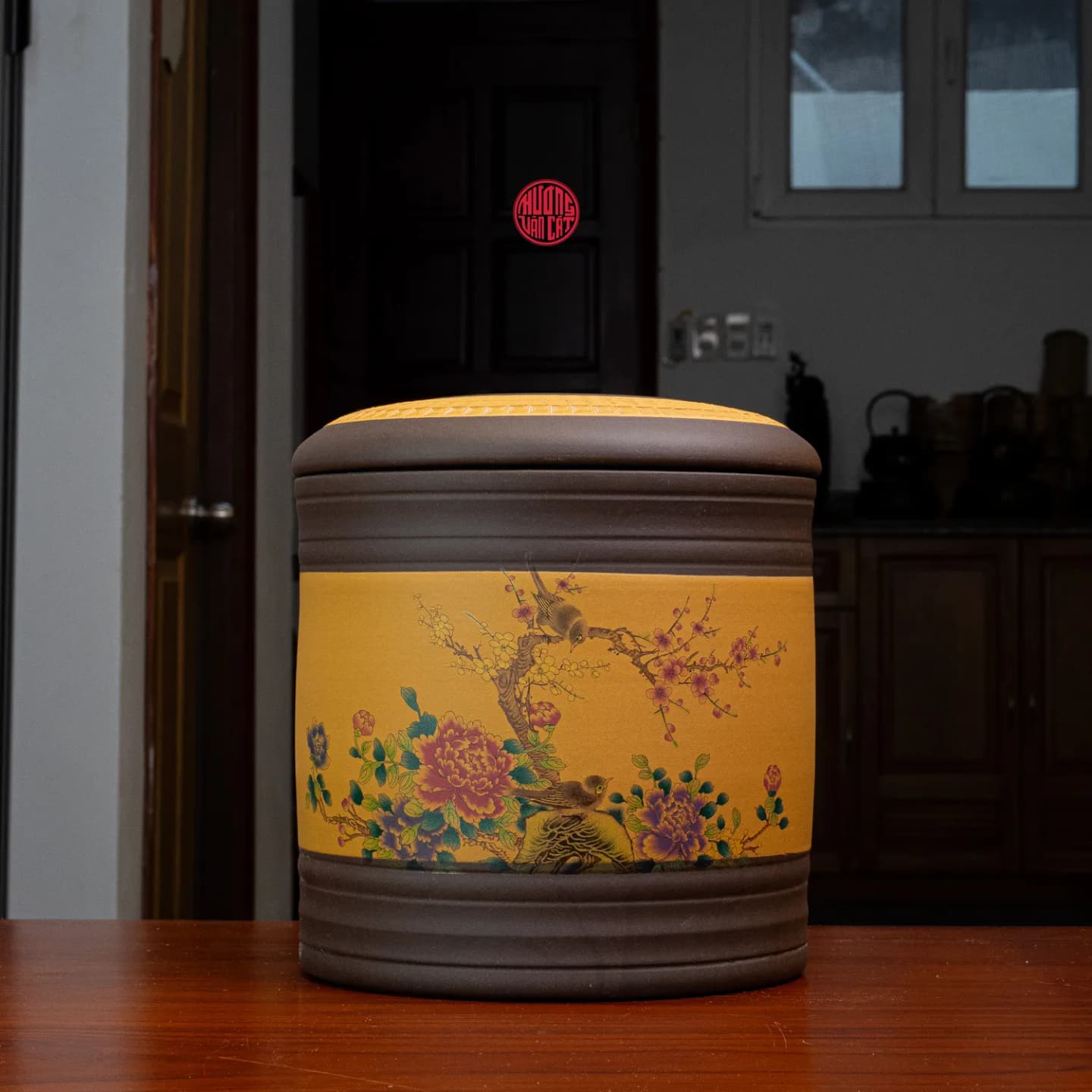 HŨ TRÀ TỬ SA CAO CẤP CHỨA TRÀ PHỔ NHĨ ( Chứa 7 bánh trà ) thumbnail 2