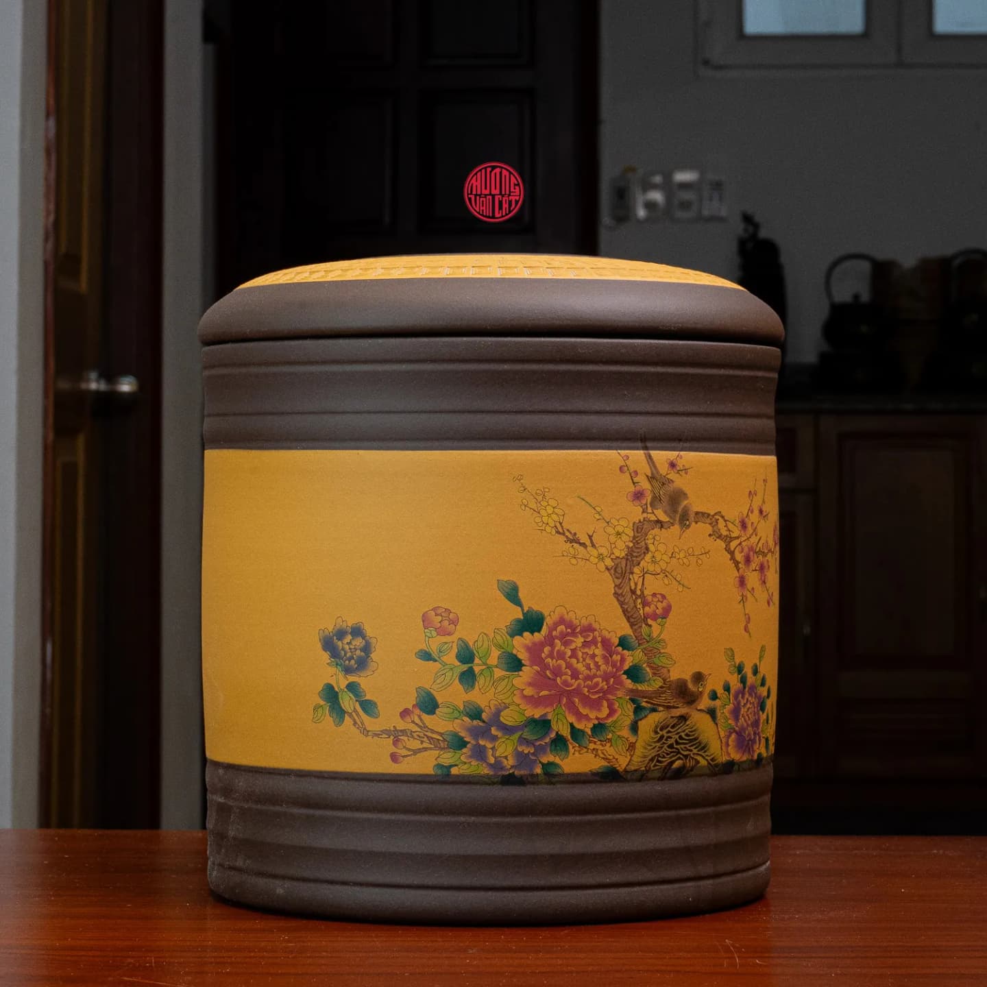 HŨ TRÀ TỬ SA CAO CẤP CHỨA TRÀ PHỔ NHĨ ( Chứa 7 bánh trà ) thumbnail 3