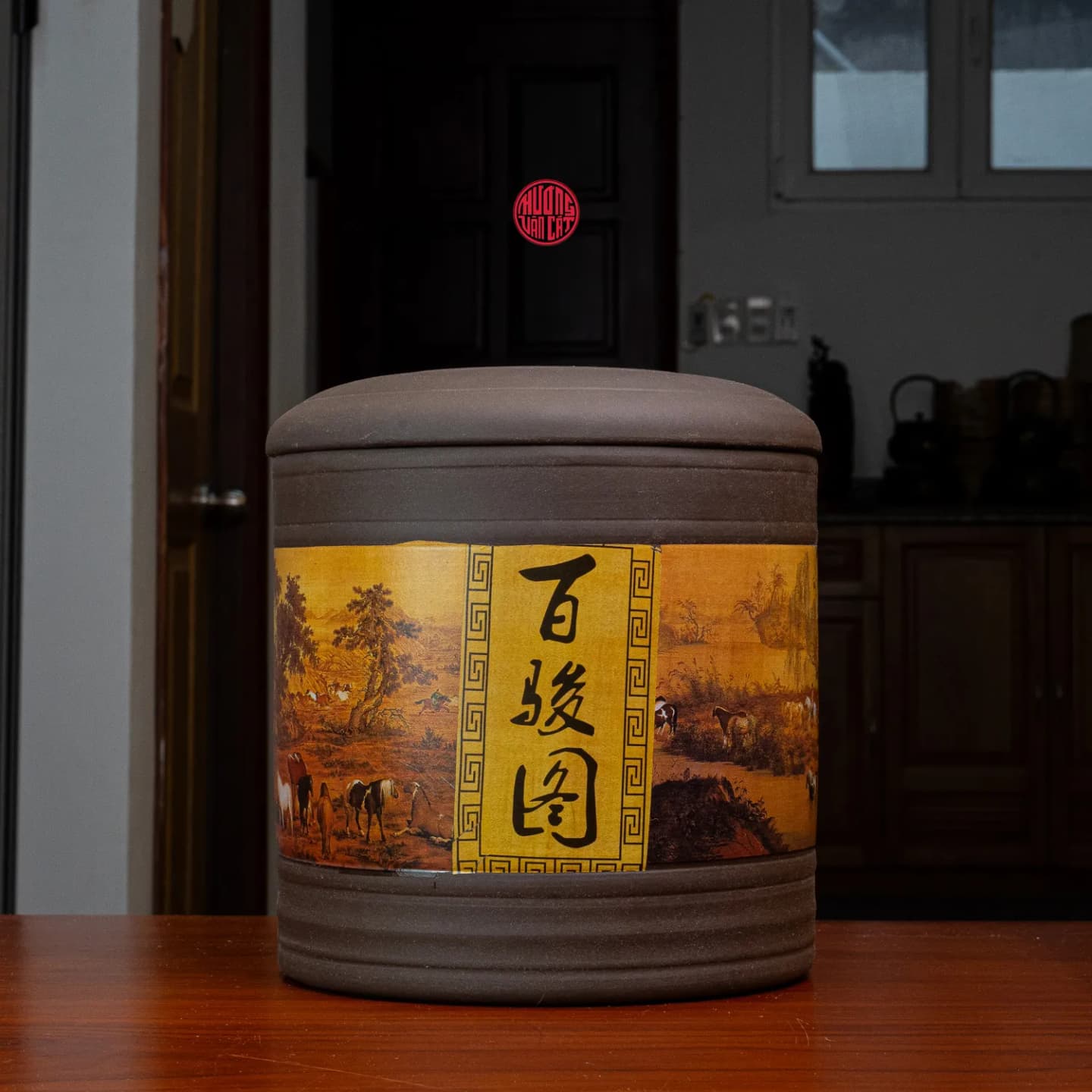 HŨ TRÀ TỬ SA CAO CẤP CHỨA TRÀ PHỔ NHĨ ( Chứa 7 bánh trà ) thumbnail 2