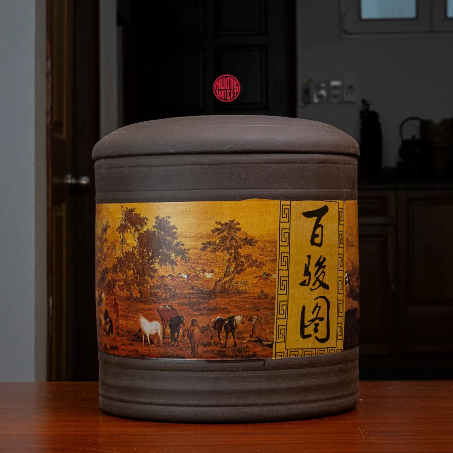 HŨ TRÀ TỬ SA CAO CẤP CHỨA TRÀ PHỔ NHĨ ( Chứa 7 bánh trà ) thumbnail 3