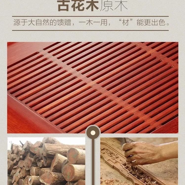 KHAY TRÀ GỖ CAO CẤP K188 (84 X 42 CM)  thumbnail 4