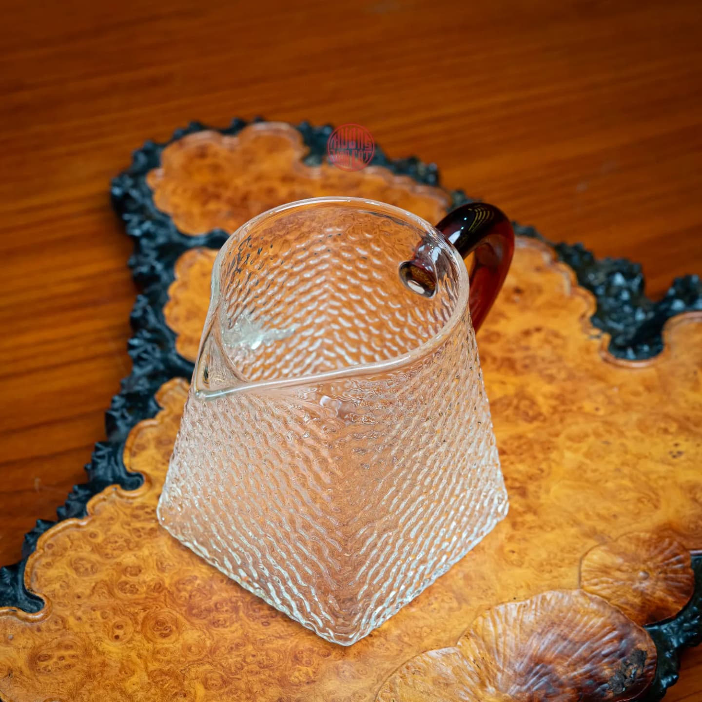 TỐNG THỦY TINH MỜ VUÔNG NỔI HOA 360ML thumbnail 4