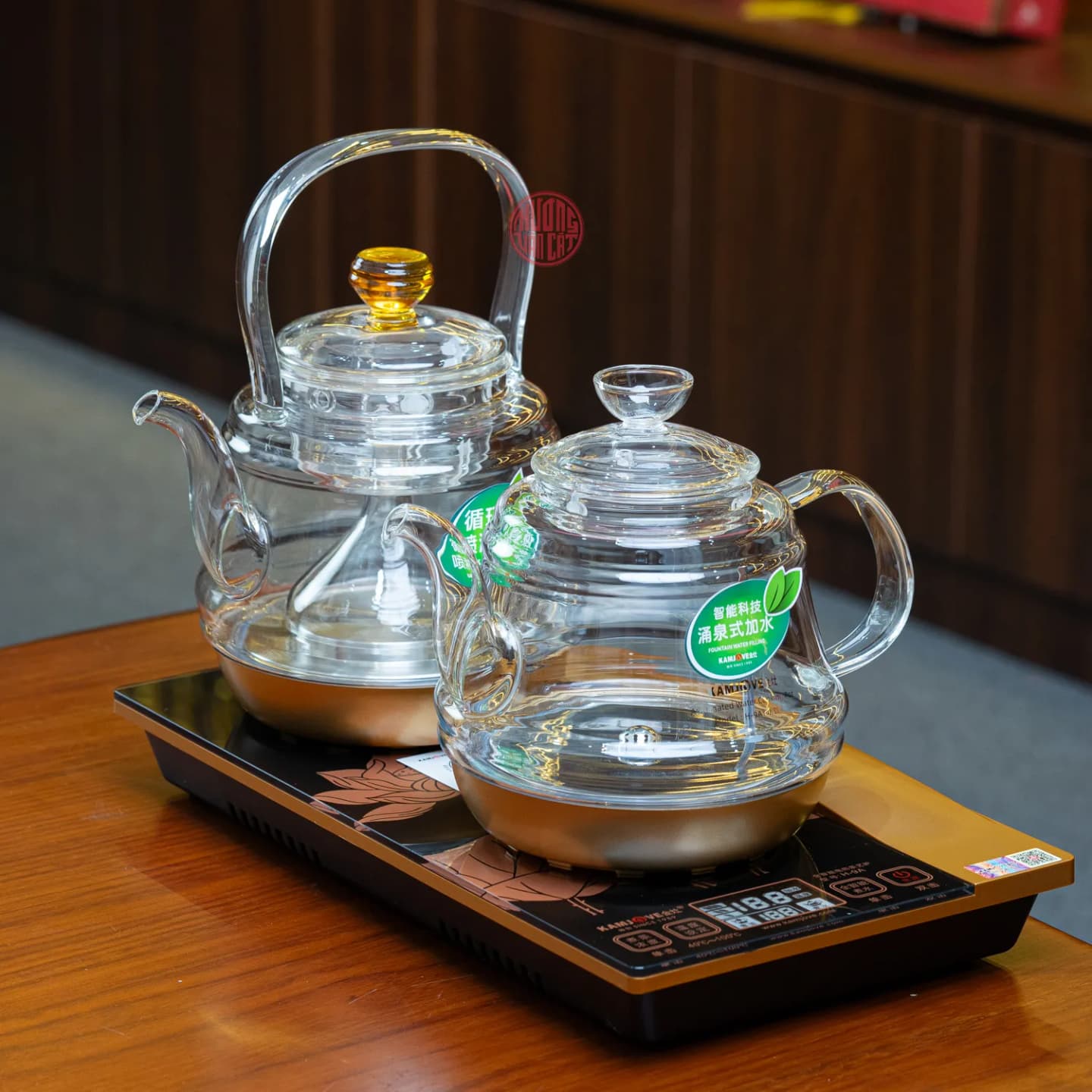 BỘ BẾP ĐIỆN NẤU NƯỚC THỦY TINH H9A 