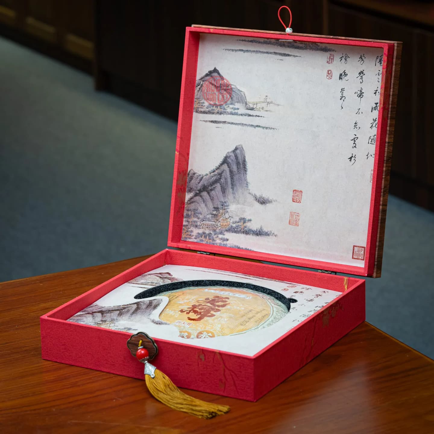 TRÀ PHỔ NHĨ CHÍN MẠNH HẢI CAO CẤP (357 GRAM)  thumbnail 2