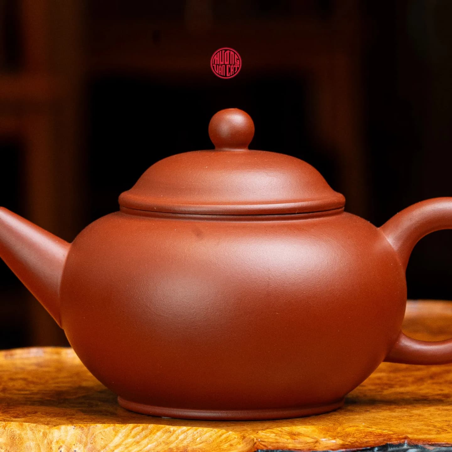 ẤM TRÀ TỬ SA ĐẠI HỒNG BÀO DÁNG THỦY BÌNH (150ml) thumbnail 2