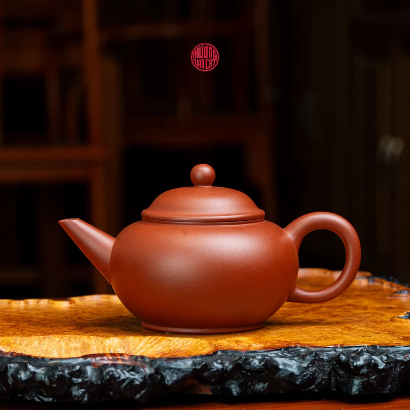 ẤM TRÀ TỬ SA ĐẠI HỒNG BÀO DÁNG THỦY BÌNH (150ml)