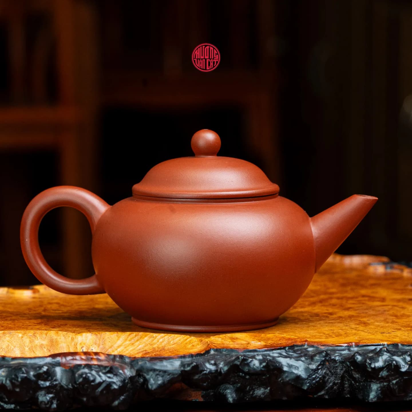 ẤM TRÀ TỬ SA ĐẠI HỒNG BÀO DÁNG THỦY BÌNH (150ml) thumbnail 5