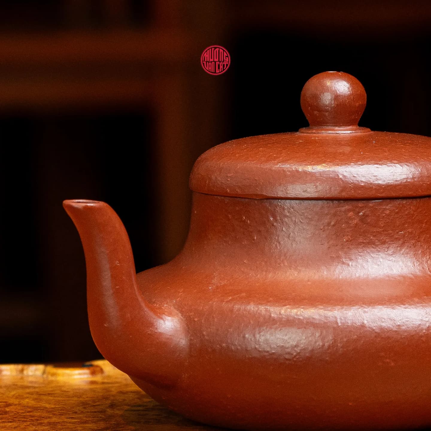 ẤM TRÀ TỬ SA ĐẠI HỒNG BÀO DÁNG QUÂN ĐỨC (150ml) thumbnail 3