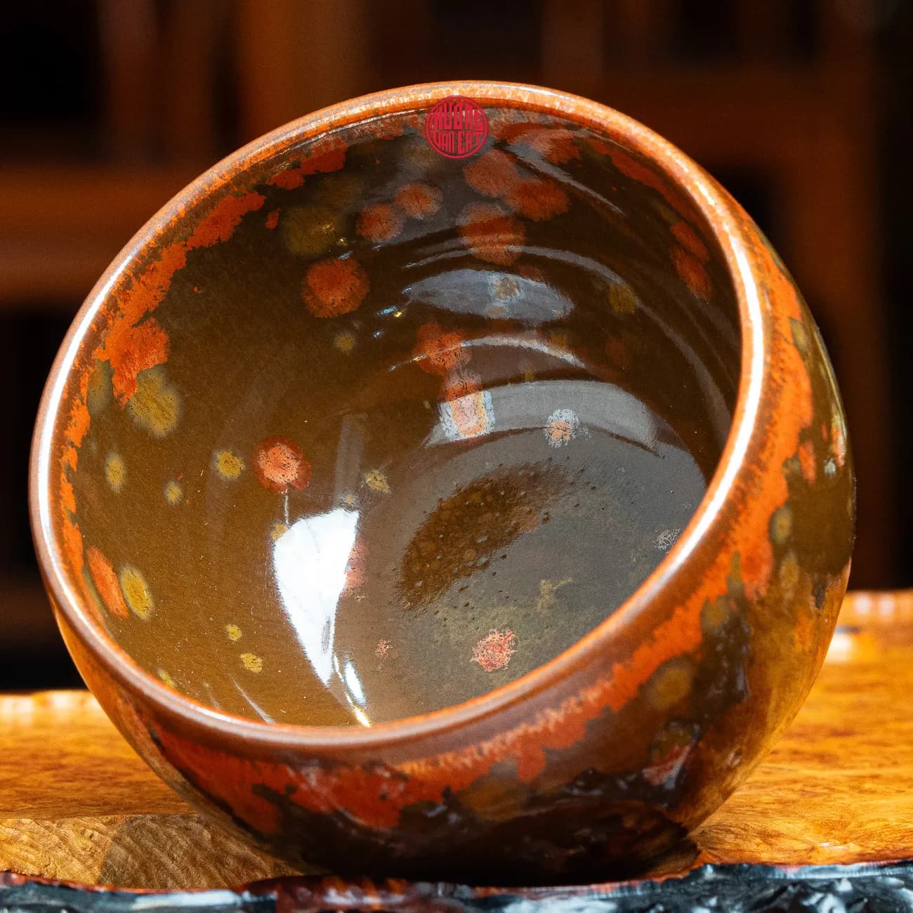 CHÉN TRÀ THIÊN MỤC XÍCH HỎA HOA ( Mẫu 1 ) thumbnail 3