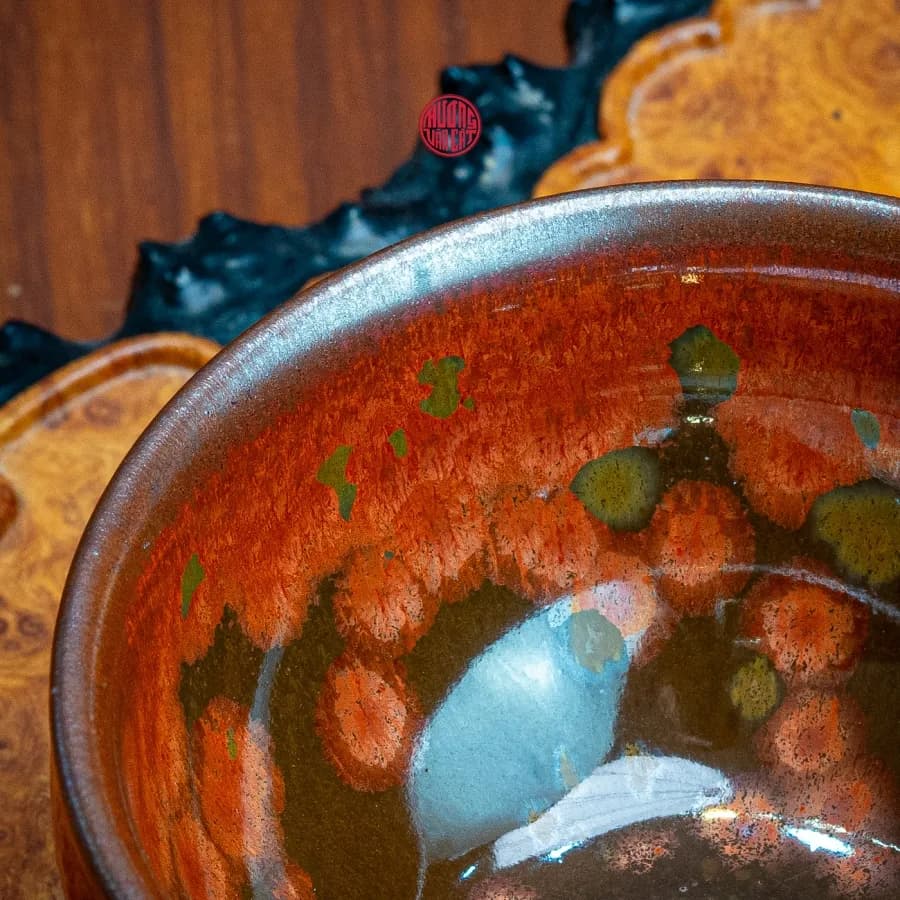 CHÉN TRÀ THIÊN MỤC XÍCH HỎA HOA ( Mẫu 2 ) thumbnail 4