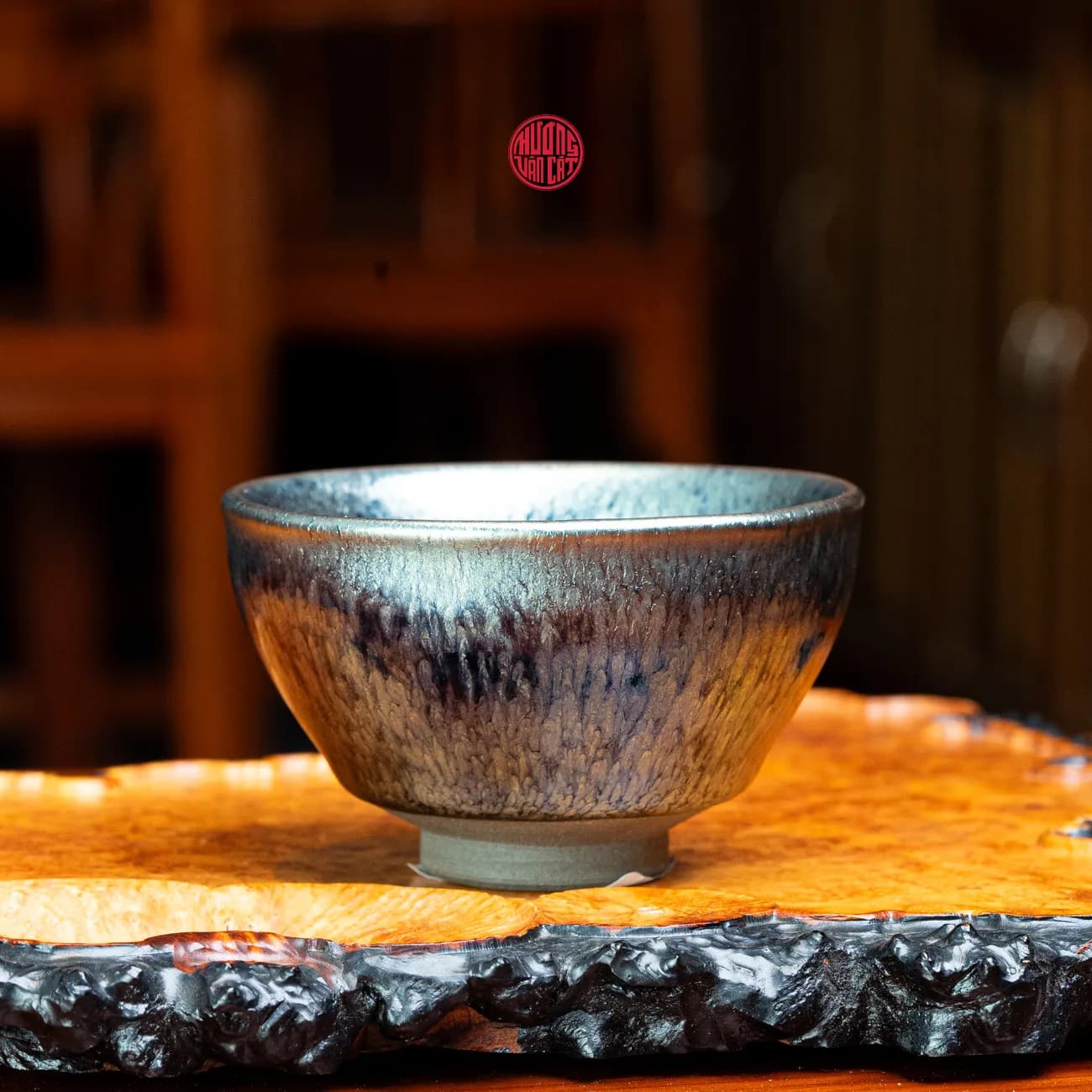 CHÉN TRÀ THIÊN MỤC HOA BĂNG ĐẠI KHAI (Mẫu 2)