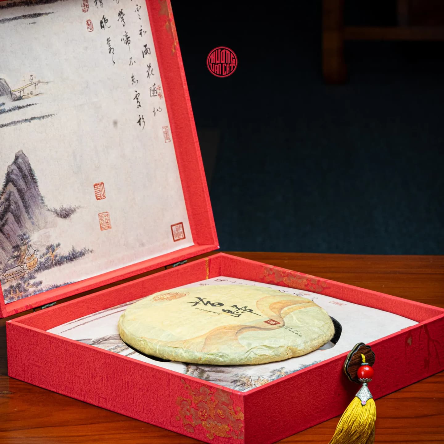 TRÀ PHỔ NHĨ CHÍN CỔ THỤ TÂY SONG BẢN NẠP CAO CẤP (357g) thumbnail 2