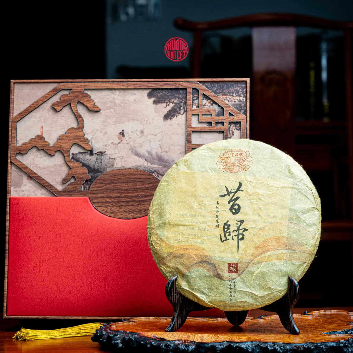 TRÀ PHỔ NHĨ CHÍN CỔ THỤ TÂY SONG BẢN NẠP CAO CẤP (357g)