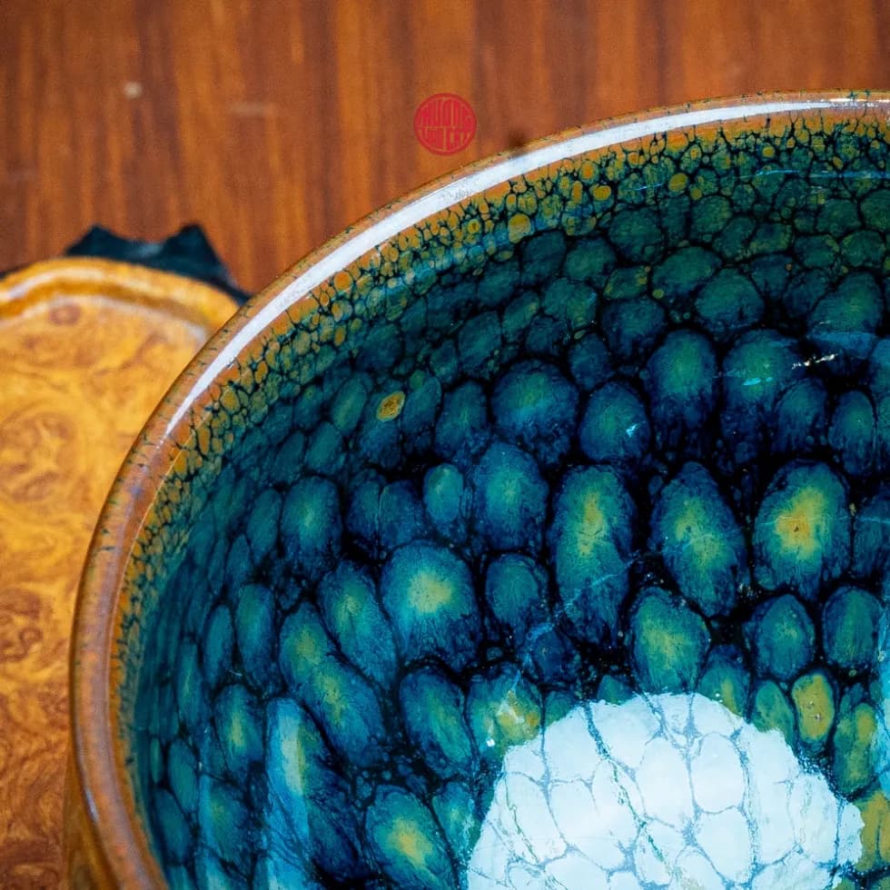 CHÉN TRÀ THIÊN MỤC THANH VŨ KHỔNG TƯỚC thumbnail 5