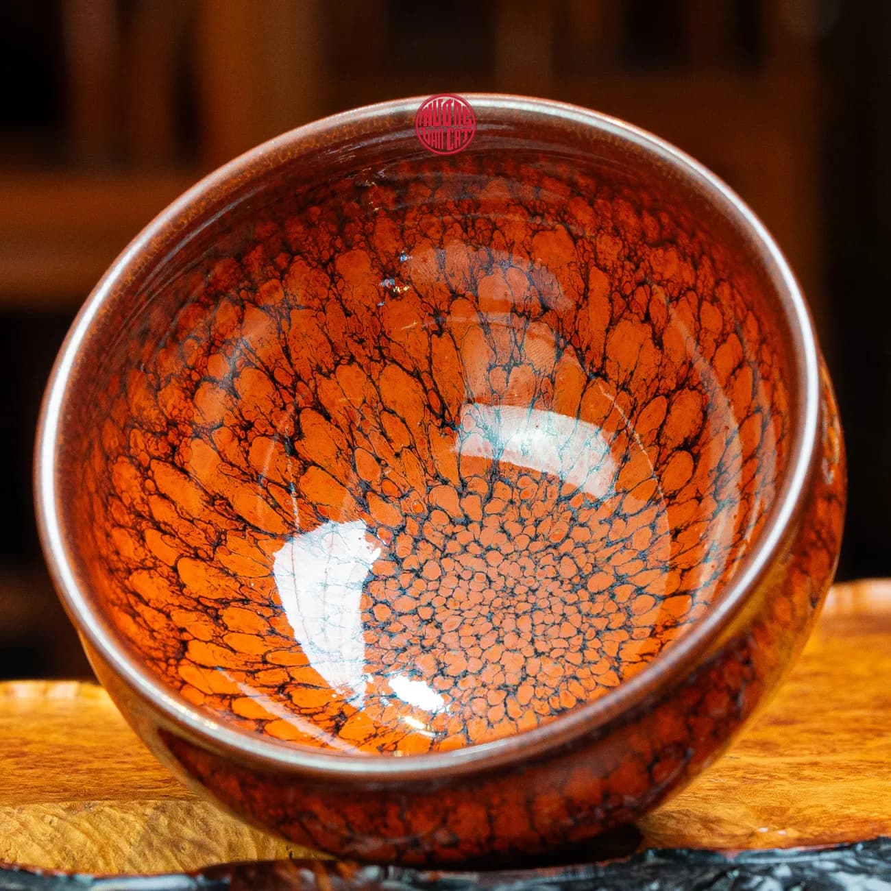 CHÉN TRÀ THIÊN MỤC HỒNG VŨ KHỔNG TƯỚC thumbnail 3