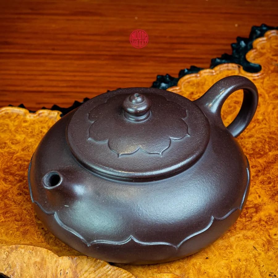 ẤM TRÀ TỬ SA DÁNG LIÊN TỬ LÃO TỬ NÊ (250ml) thumbnail 5