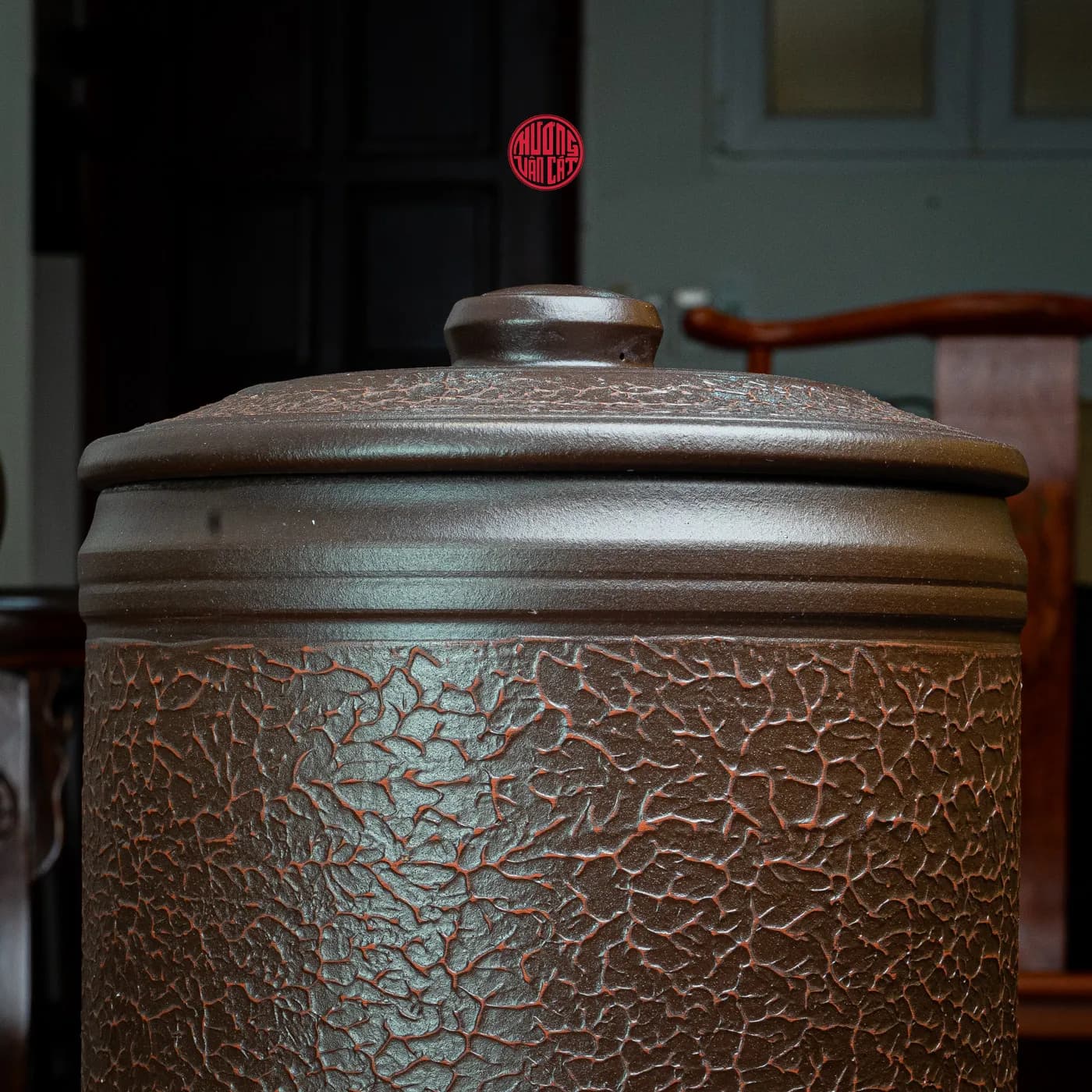 HŨ TRÀ TỬ SA CAO CẤP CHỨA TRÀ PHỔ NHĨ ( Chứa 7 bánh trà ) thumbnail 3