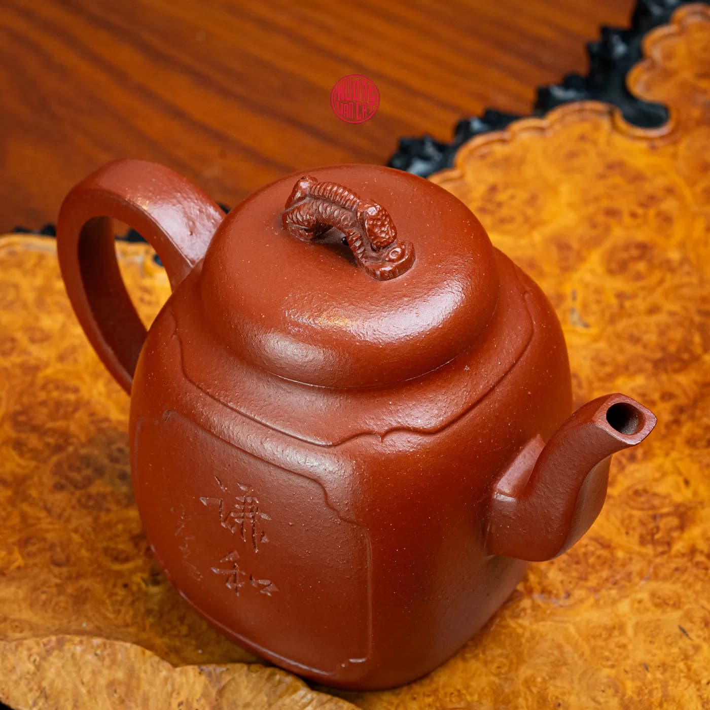 ẤM TRÀ TỬ SA ĐẠI HỒNG BÀO DÁNG THIÊN HỢP ( 250ml ) thumbnail 6