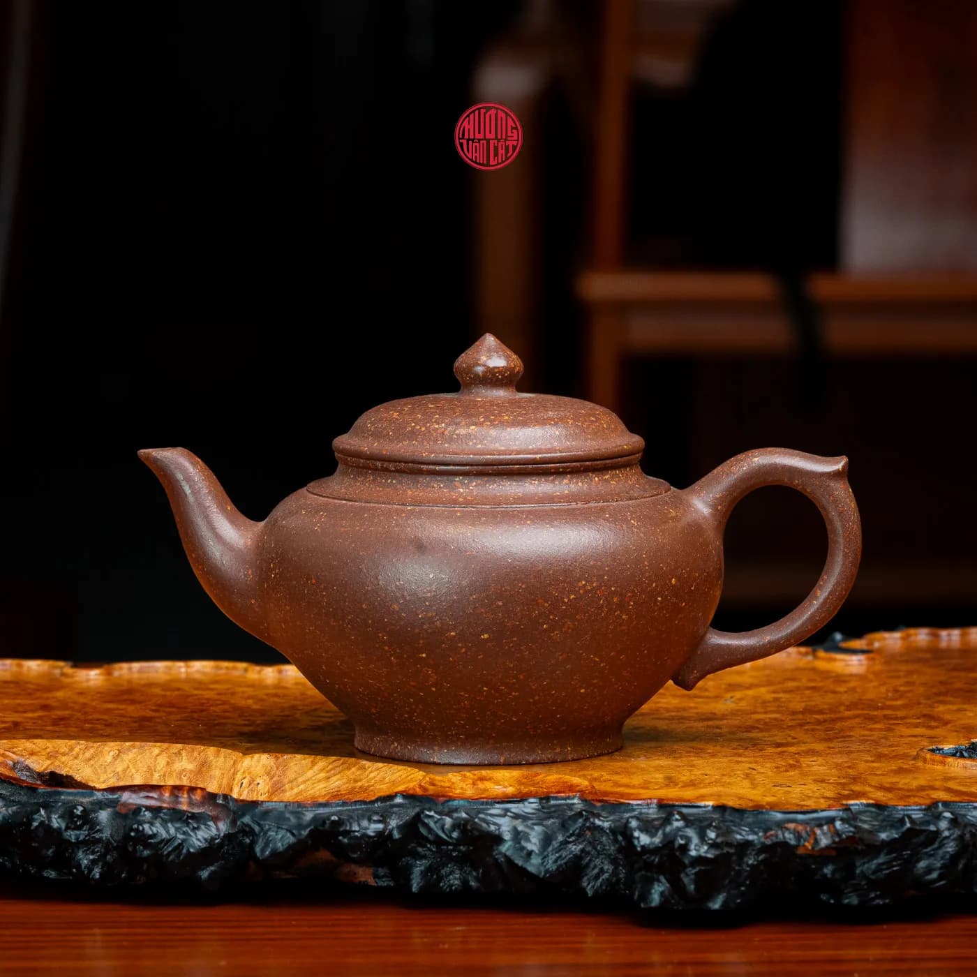 ẤM TRÀ TỬ SA GIÁNG BA NÊ DÁNG TIẾU ANH (210ml)