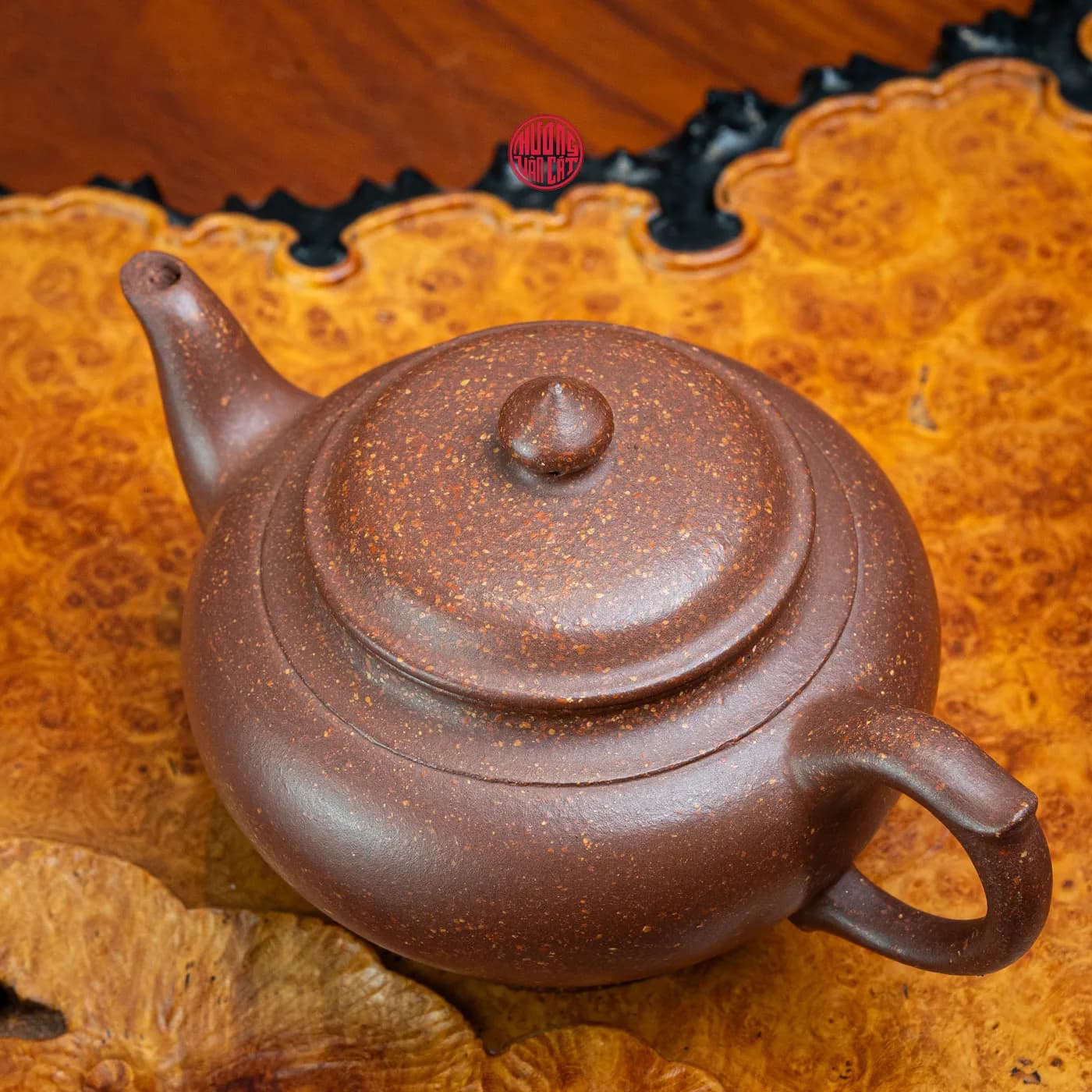 ẤM TRÀ TỬ SA GIÁNG BA NÊ DÁNG TIẾU ANH (210ml) thumbnail 5