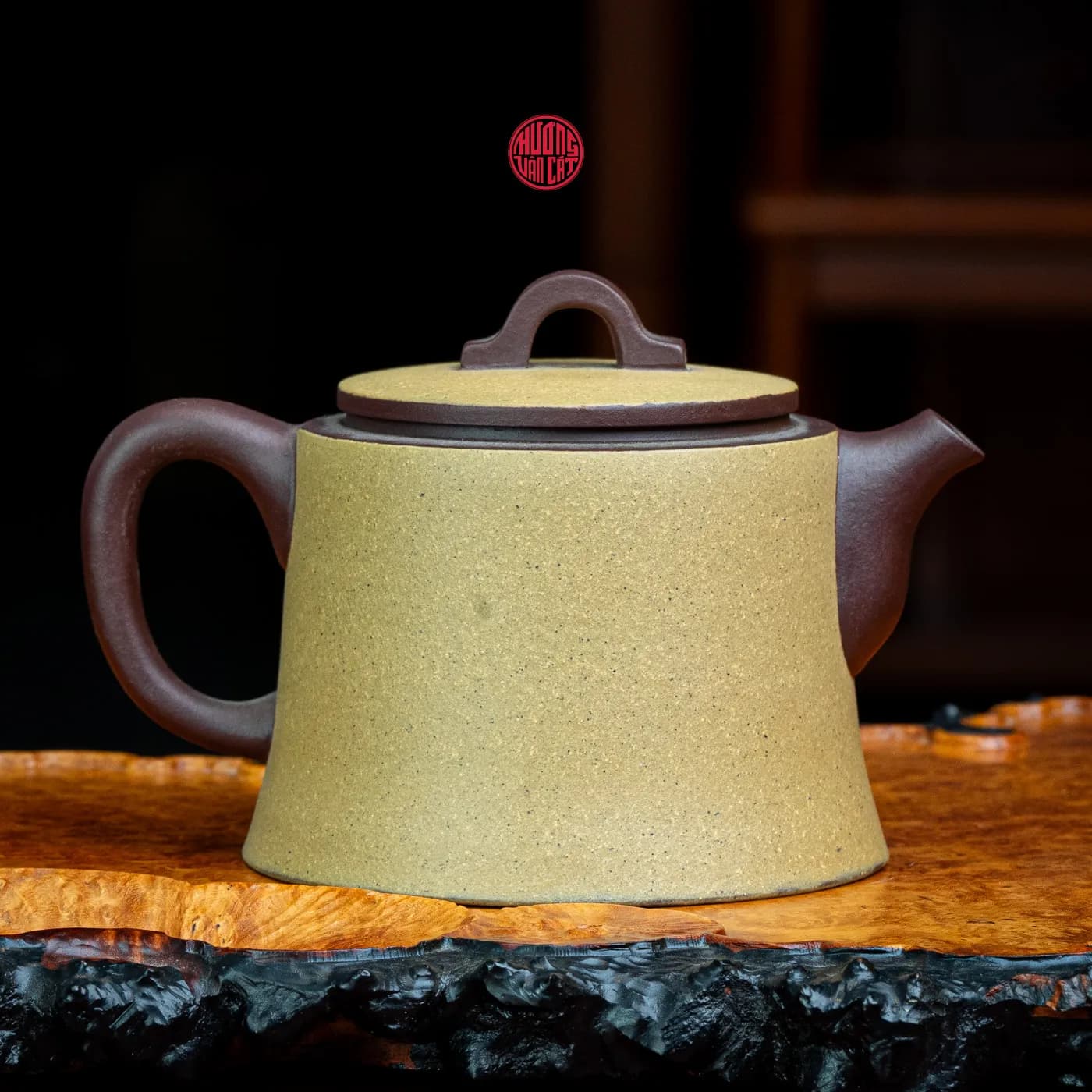 ẤM TRÀ TỬ SA DÁNG PHAN HỒ VẼ SƠN THỦY ( 200ml ) thumbnail 4