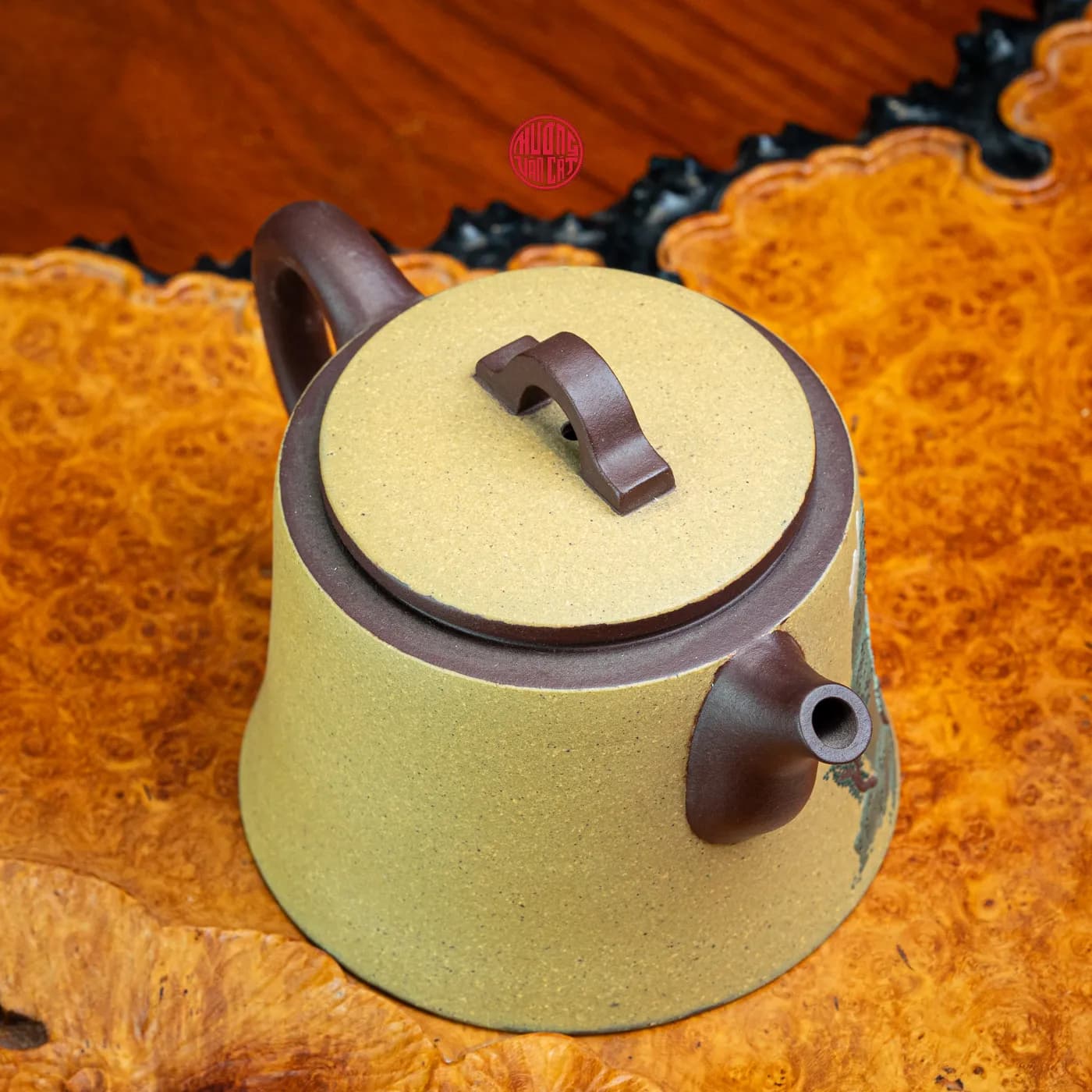 ẤM TRÀ TỬ SA DÁNG PHAN HỒ VẼ SƠN THỦY ( 200ml ) thumbnail 6