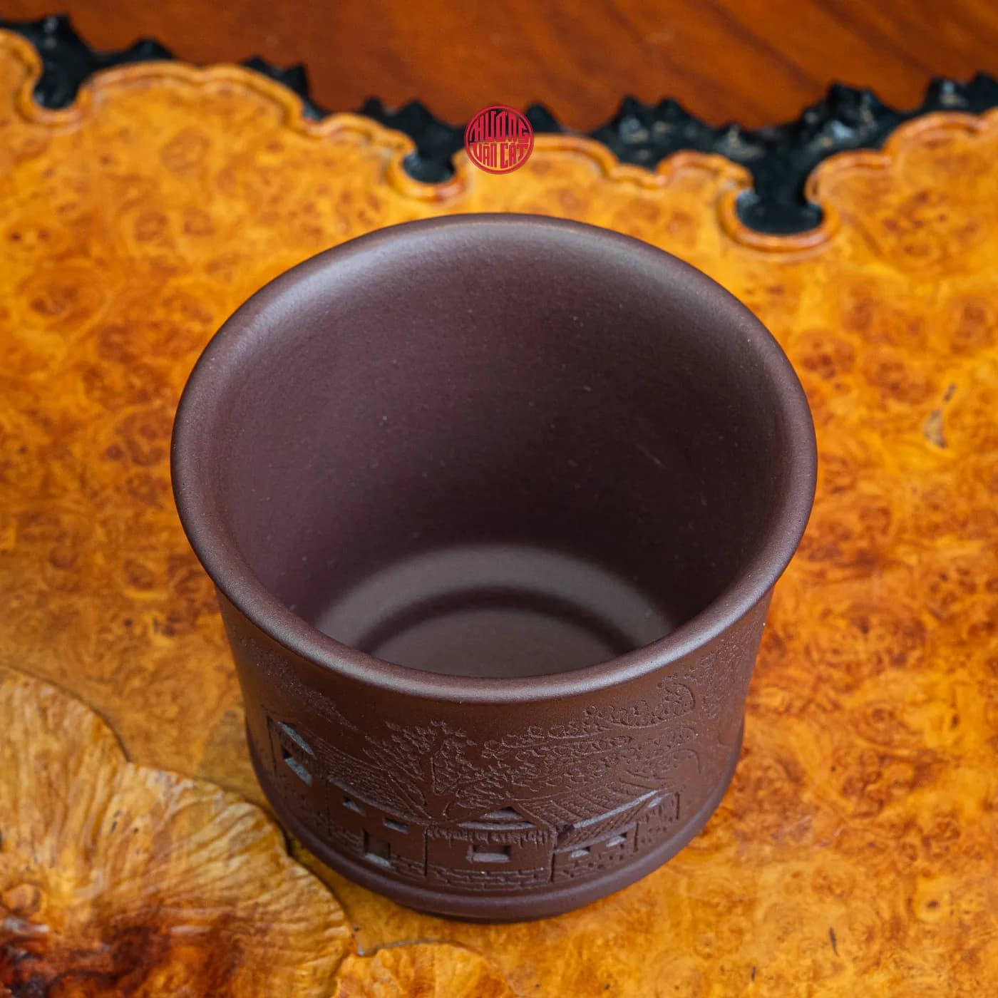 CHÉN TRÀ CHỦ TỬ SA KHẮC NHÀ CỔ (150ml) thumbnail 3